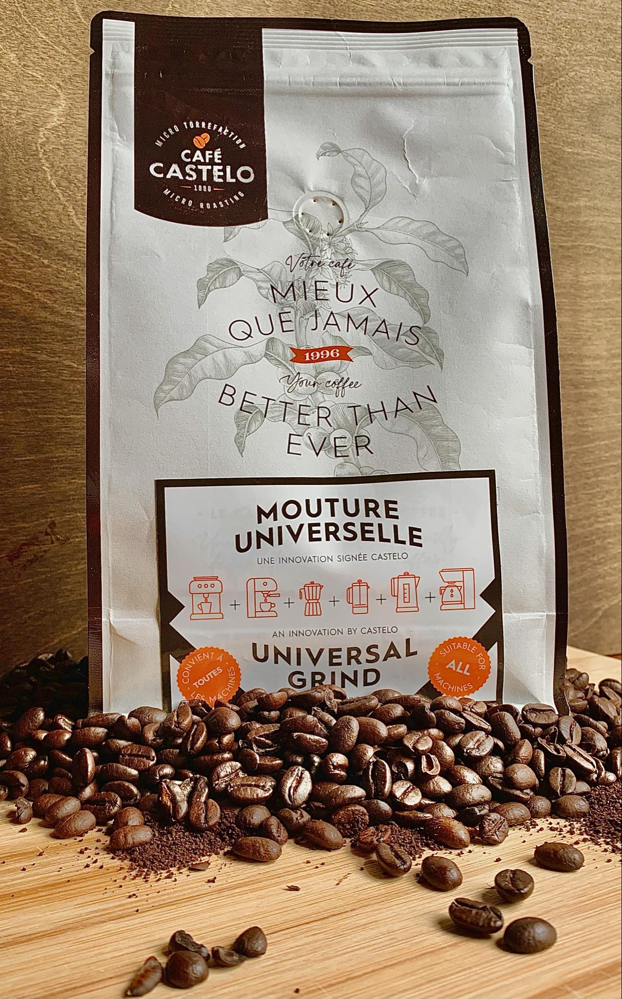 Mouture Universelle: Sumatra Décaféiné