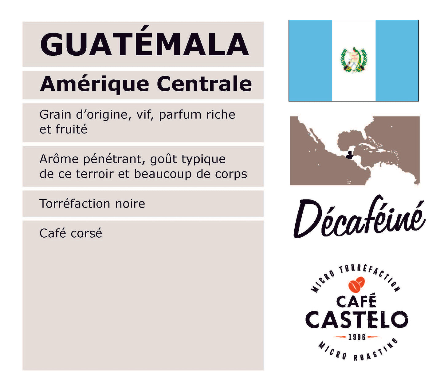 Guatemala 500g décaféiné