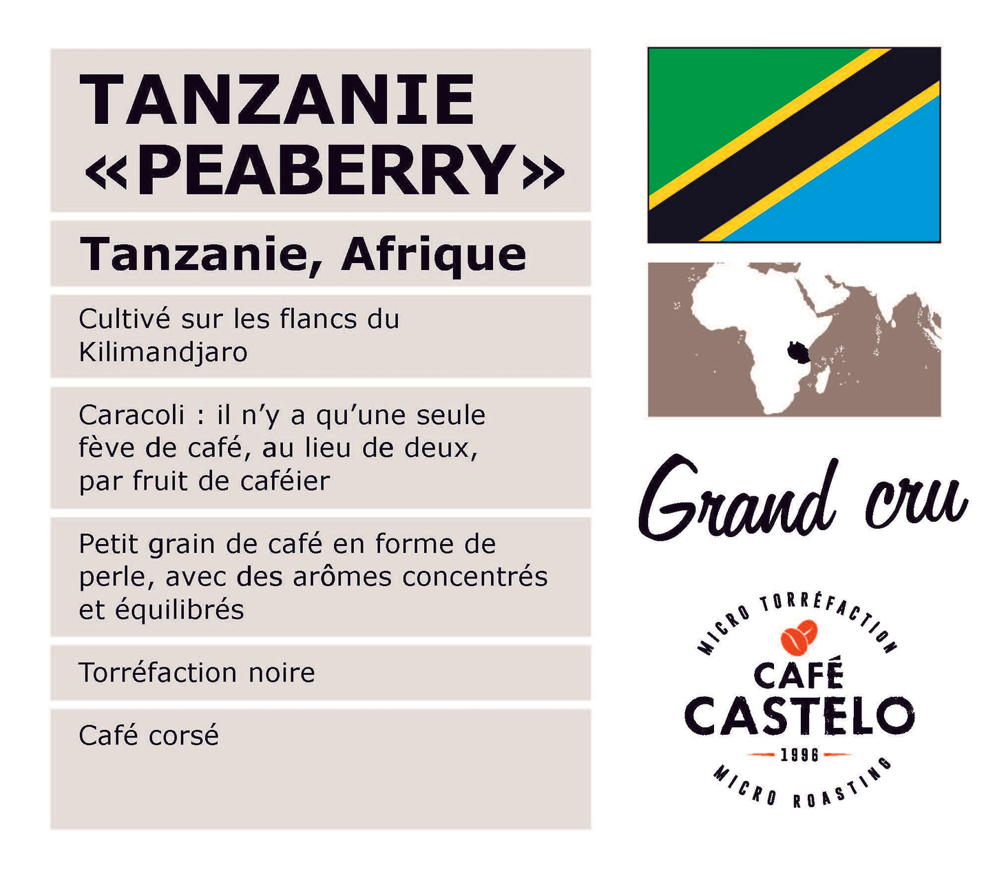 Tanzanie 500g